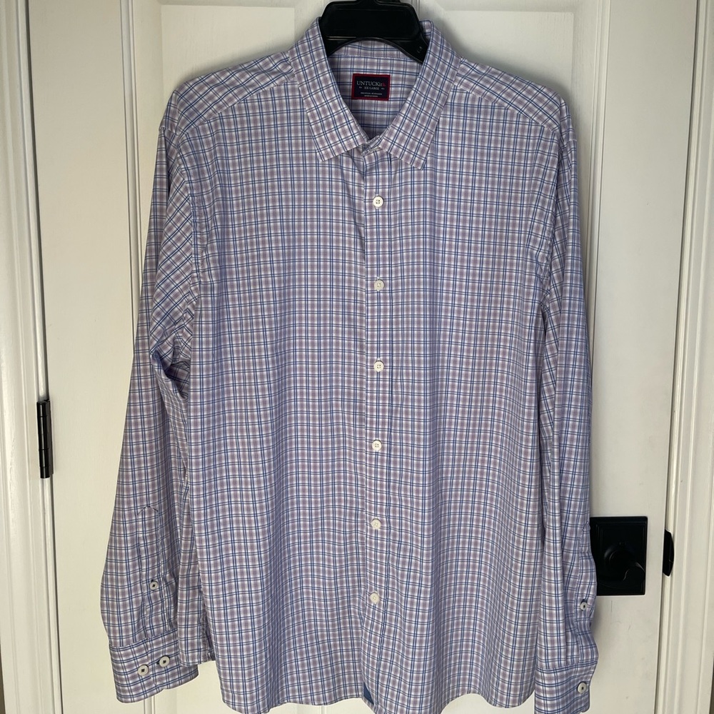UNTUCKit Men's button down dress shirt XXL- Regular Fit